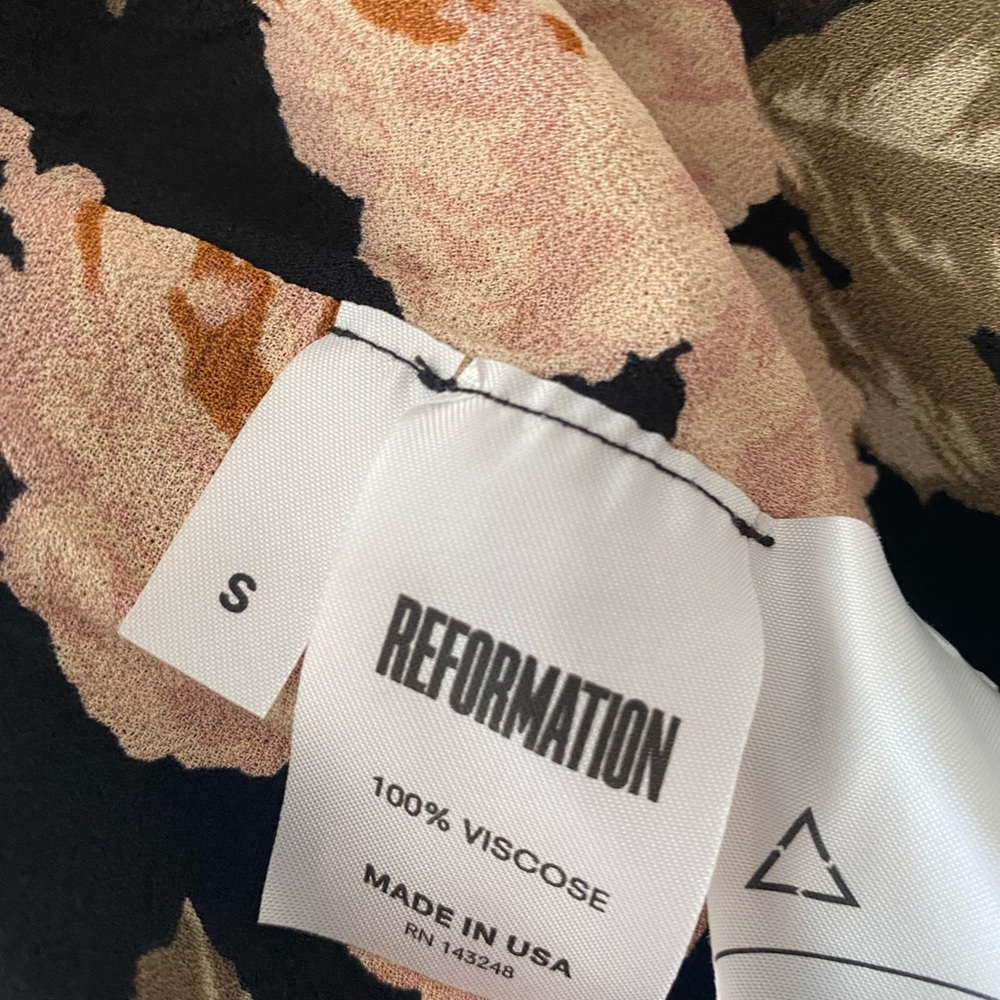 Reformation | Porter Wrap Dress In Roma Floral Print | S - Picture 7 of 7